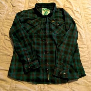 Womans McCaffrey flannel, size L